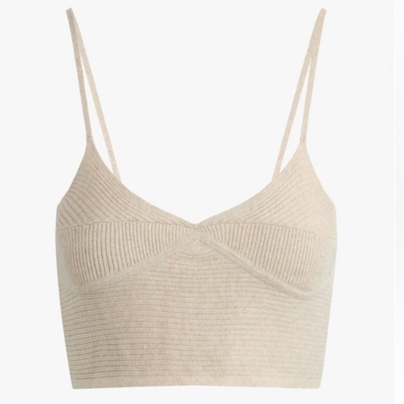 NWT Favorite Daughter Spaghetti Sweater Bralette - Picture 8 of 10